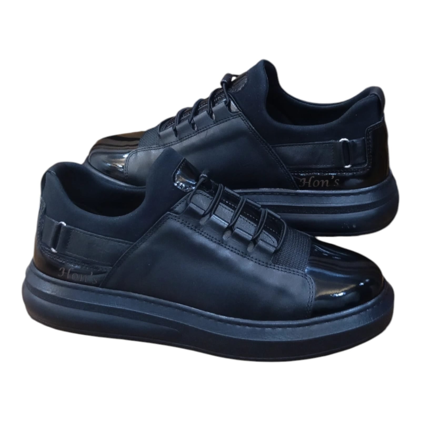 HON’S Nova Flex Lastik Bağcıklı Hakiki Deri Erkek Sneaker 2620