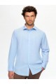 HON'S Slim Fit İtalyan Yaka acık mavi Erkek Gömlek