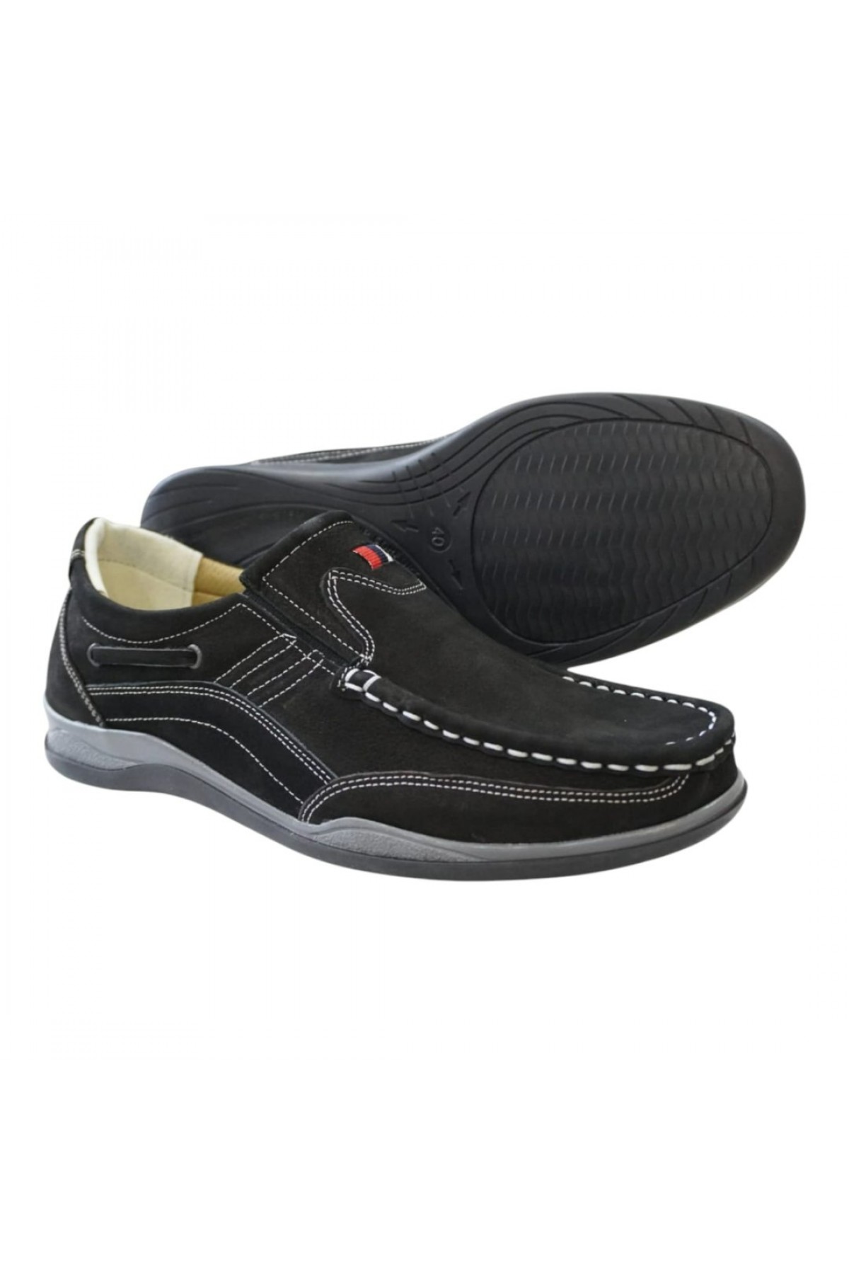 Erkek Günlük Ayakkabı –%100 Hakiki Nubuk Deri, Ortopedik Termo Taban, Rahat ve Şık Slip-On Model