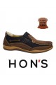 HON'S Erkek ayakkabı casual günlük Hakiki Nubuk Deri, Ortopedik Taban Klasik Kahverengi Ayakkabı